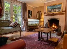Georgian home in village setting with fireplace
