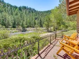 On-Site Fishing! Riverfront Gem w/ Patios in Drake