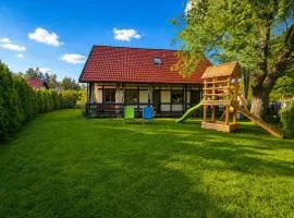 Kaszëbsko Nórcëk 8-10 osób 4 sypialnie jezioro las park linowy łowisko wędkarskie