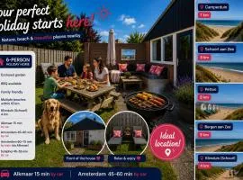6-persoons huis met omheinde tuin vlakbij strand, hond welkom