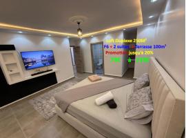 Joli Grand Loft duplex F6 location Bousmail 79 a 139eu, Hotel in Bou Ismaïl