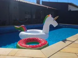 Casa Pura Vida com Piscina, 5 min da praia de Itanhaém e 3 dormitórios