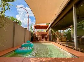 Warm, private, poolside retreat