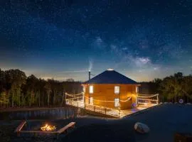 Luray Yurt - World's Largest Yurt - Sleeps 16, Hot Tub, Sauna, Pond