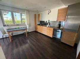 Quiet apartment with kitchen, parking & laundry room