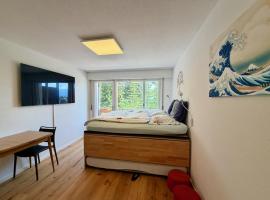 Studio Serenity, 4 min walk to center!, viešbutis mieste Crans-Montana