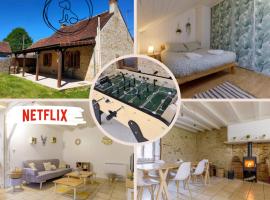 Maison de campagne rénovée proche Argenton Sur creuse, hôtel à Célon