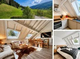 Appartement Familial Vue Montagne & Jardin Privé