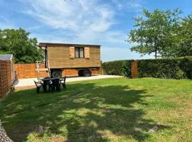 Roulotte cosy vue nature avec espace privé