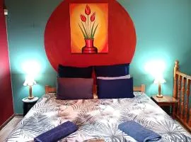 Apartment-double storey-2 bedrooms-own bathroom, kitchen, dining room, entrance, lounge, patio
