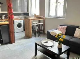 Cosy Air-Conditioned Studio in Old Antibes, Walk to Beach & Market