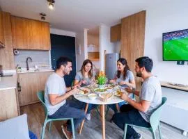 HOM I 1D1B, WiFi, Full equipado, calefactor eléctrico, Cerca al Lago