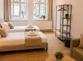 Havn Apartments - modernes 5-Personen Apartment mit Küche, WLAN, Parkplatz, zentrale Uninähe
