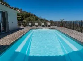 Appartement Mare è Machja avec piscine et vue mer