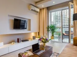Lumina I Deluxe 2-room Apartments with Parking I AC I Balcony I Platinum Towers