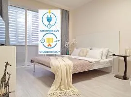 Белосніжне ліжечко. Мережа Alex Apartments. Безконтакнте заселення цілодобово