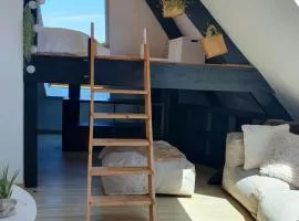 Studio sur le port avec vue exceptionnelle