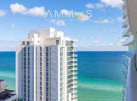 Ocean view 1 bed on 19th floor Miami, hotel em Hallandale Beach
