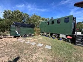 The Carriage Lorry at Tilleys Glamping