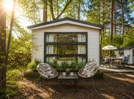 Sfeervol boshuisje op de Veluwe Vossenberg