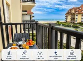 Vue mer balcon piscine à 2 pas de la plage Cabourg