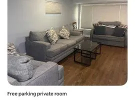 Free parking private room