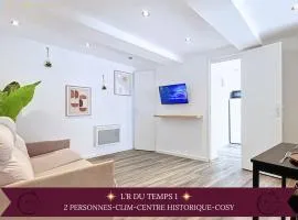 L'R du Temps 1 - Studio Cosy, Clim, Centre-ville, 2 personnes, 1 lit