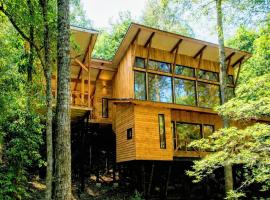우일로우일로에 위치한 호텔 Casa inmersa en bosque de la Reserva Huilo Huilo