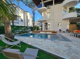 Beachfront BLUE WAVE SPA VILLA with a private pool in Qerret, Albania