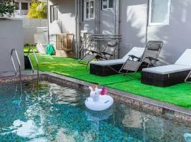 Modern 3BHK Pvt Pool Villa-Steps to Benaulim Beach