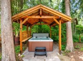 Mt Hood Cabin Hot Tub Fire Pit Dog-Friendly