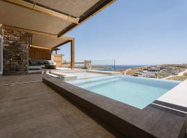 Ios Sea view apartment with pool 2B, hotel en Chora de Ios