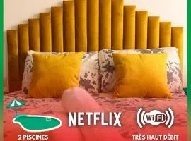 Martil Plage Piscine Fibre & Netflix