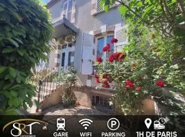 Chez Clémentine - Maison Bourgeoise- Gare - Wi-Fi - Parking