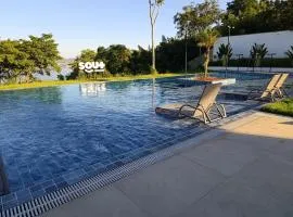 nityloft com piscina e academia em Icaraí