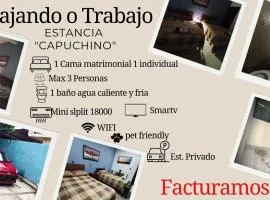 Viajando o trabajo estancia capuchino