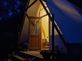 Tente Lodge Logement Insolite 4pers Campagne Normande Orne, viešbutis mieste Ménil-Hubert-sur-Orne