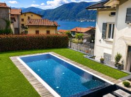 White suite - Jacuzzi, Swimming pool & Lake view, готель у місті Леццено