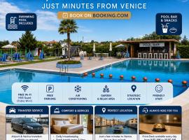 Hotel Villa Sara with pool and parking near Venice, hotel en Mestre