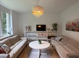 Apartment with sauna and fireplace