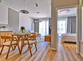Rezydencja Niechorze D211 Eco Boho z Basenem, Sauną, Jacuzzi, przy samej PLAŻY - 5D Apartments