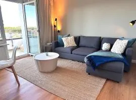 Sky & Sand Homes Dünenblick I Zentrale Wohnung mit Meerblick & Balkon