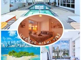 Sky-high1 BR Downtown Miami's heart - Pool & Gym