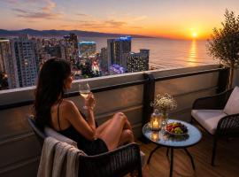 Delightful Sea View Aparthotel In Orbi City Batumi, hotel a Batumi