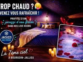 La Suite 7ième ciel étoilé, SPA XXL, Lit sous les étoiles, 5 min centre ville