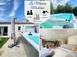 La Maison Moderne - 6 pers - SPA - Piscine