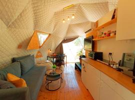 Olive Dome 2 - כיפה גיאודזית קטנה ומודרנית בין עצי הזית, готель у місті Явнеель