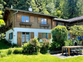 Chalet Bonzor à Briey, à 7 minutes de Vercorin, viešbutis mieste Chalais