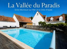 La Vallee Du Paradis- piscine, chauffée et balnéothérapie, хотел в Alette