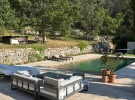 suite romantique jacuzzi & piscine privée en pleine forêt